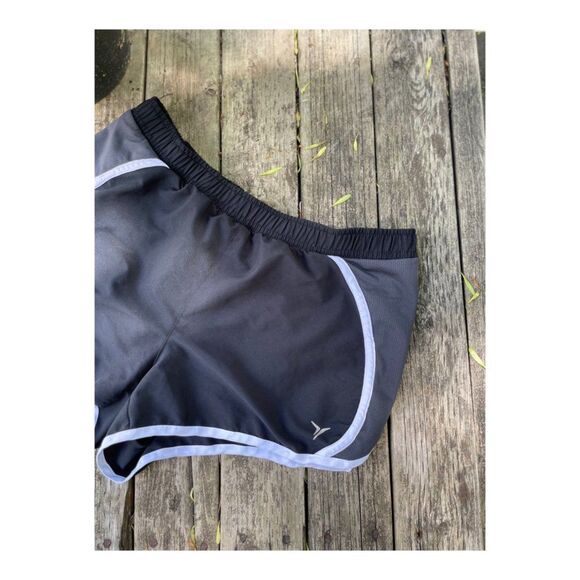 Active by Old Navy Run Shorts Black White Grey Stretch Waist Sz S - Picture 3 of 6
